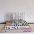 5X Cracked Glass Longdrinkglazen thumbnail 2