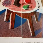 David Hockney, 'flowers, Apple & Pear On A Table, July 1986 thumbnail 14