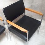 Set Van 2 Thereca  Stoelen / Fauteuils Bauhaus Stijl Strakke Vintage Stoelen thumbnail 2