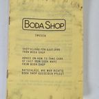 Vintage Fondueset Kosta Boda Shop Gietijzer Hout Zweden '60 thumbnail 6