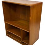 Vintage Dyrlund Tv Audio Meubel Lp Kast Teak Design thumbnail 15
