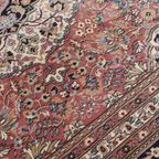 Groot Vintage Wollen Vloerkleed In Oosterse Stijl Met Rustige Kleuren 350x250cm thumbnail 8