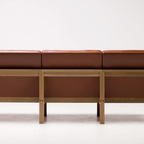 Ole Gjerlov Knudsen En Torben Lind For France & Son Vintage Three Seat Modular Sofa thumbnail 9