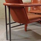 Set Van 4 Leolux Cachucha Leren Stoelen, Hugo De Ruiter thumbnail 20