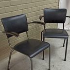 Set Van 2 Vintage Industriële Stoelen, Ahrend De Cirkel thumbnail 13