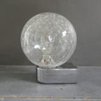 Vintage Inda Art. 3897 Wandlamp Metaal / Glas Jaren '70 thumbnail 2