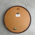 Mid Century Wengé Houten Scandinavische Spiegel thumbnail 9