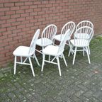 Witte Keukenstoelen 6 Stuks thumbnail 7