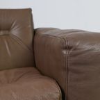 Søren Nissen And Ebbe Gehl Vintage Armchair In Brown Leather thumbnail 9