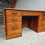 Vintage Bureau Eikenhout 80 X 150 Cm thumbnail 19