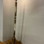 Fifties Italiaanse Lampadaire Onyx Marmer, Hollywood Regency thumbnail 2