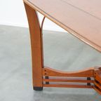 Zeer Mooie 4 Tot 6 Persoons Art Nouveau Design Eetkamertafel Van Schuitema Met Prachtige Details thumbnail 10
