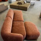 4x6 sofa X5 – Ronde Modulaire Designbank Met Hocker | Roest thumbnail 4