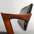 Reupholstered Rosewood Z-chair : No. 42 By Kai Kristiansen 1960s, Set Of 4 thumbnail 15