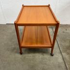Vintage Deense Trolley / Bijzetmeubel, Teak, Brdr Furbo, 1960's thumbnail 9