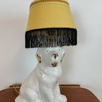 Vintage Tafellamp Van Keramieken Labrador thumbnail 5