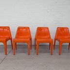 4 Space Age Albert Brokopp Voor Wesifa Designer Chairs thumbnail 5