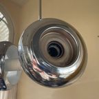 Lamp Jaren 70 Space Age Spoetnik Verchroomd Frans thumbnail 9