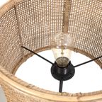 50’S Vloer Lamp Met Nieuwe Rotan Kap 64681 thumbnail 7