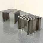 Eichholtz Carlisle Bijzettafel In Gepolijst Rvs thumbnail 2