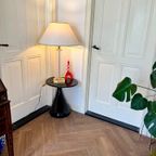 Glasstube & Brass Hollywood Regency Lamp thumbnail 20