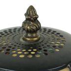 Art Deco Tiffany Stijl Tafellamp Met Organische Voet Jaren 70 thumbnail 11