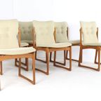 Set 6 Vamdrup Eetkamerstoelen Deens Vintage Stoelen thumbnail 4