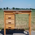 Piet Zwart Bureau Vintage Houten Bureau thumbnail 3