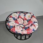 Papasan Rattan Lounge Chair 1970s Width 120 Height 70 Cm thumbnail 6