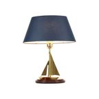 Messing Zeilboot Tafellamp Maritieme Lamp Hollywood Regency thumbnail 5