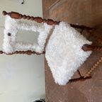 Antieke Houten Spijlenstoel Vs Speels Designobject thumbnail 7