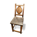 18th Century Chair Early 18th Century Farmhouse Chair With Wood Peg Construction thumbnail 9