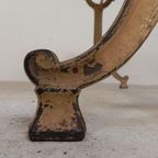 Tuintafel, Bistrotafel A. Delail Toulouse Met Marmer Blad, Jaren 20 thumbnail 12