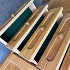 Vintage Houten Dressoir /buffetkast / Lange Kast thumbnail 11