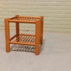 Vintage Houten Bijzettafel Nachtkastje Plantentafel thumbnail 10