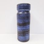 Vintage Blue Dutch Brutalist Vase thumbnail 4