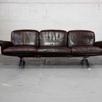 Three-Seater Leather Sofa Ds-31 By De Sede Switzerland, 1970 thumbnail 4
