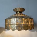 Vintage Mother Of Pearl Hanging Lamp 1970S thumbnail 28