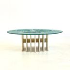 Heinz Lilienthal Sculpturale Salontafel Met Glazen Blad thumbnail 4