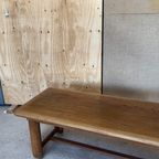 Vintage Salon Tafel Van Massief Hout, Reliving thumbnail 2