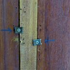 Vintage Mid Century 4-deurs Teak Kledingkast, 1960s thumbnail 5