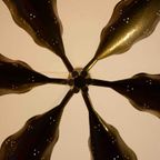 Zeldzame Mid-century "leaf" Luster Van Angelo Lelii Voor Arredoluce, 1970 thumbnail 17