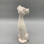 Vintage Longneck Hondje Wit thumbnail 5