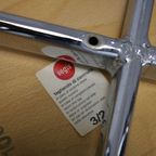 4x Postmoderne Eetkamerstoel Chrome & Plywood Segis, 90s thumbnail 13