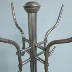 Vintage Tripod Industriële Metalen Chroom Kapstok thumbnail 8