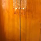 Vintage Murano Vloerlamp Goud Kleurige Pegels Staande Kroonluchter thumbnail 6