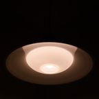 Vintage Ufo Hanglamp Glasshütte Limburg Metaal En Opaal Glas thumbnail 8