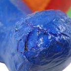 Vintage Kunstobject Beeld Dikke Dame Papier Maché Pop Art 38Cm thumbnail 12