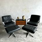 Wilkhahn Delta Dining Room/conference Chair With Otoman By Delta Group thumbnail 2