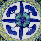 Vintage Handbeschilderd Chinees Porseleinen Diep Bord Imari thumbnail 5